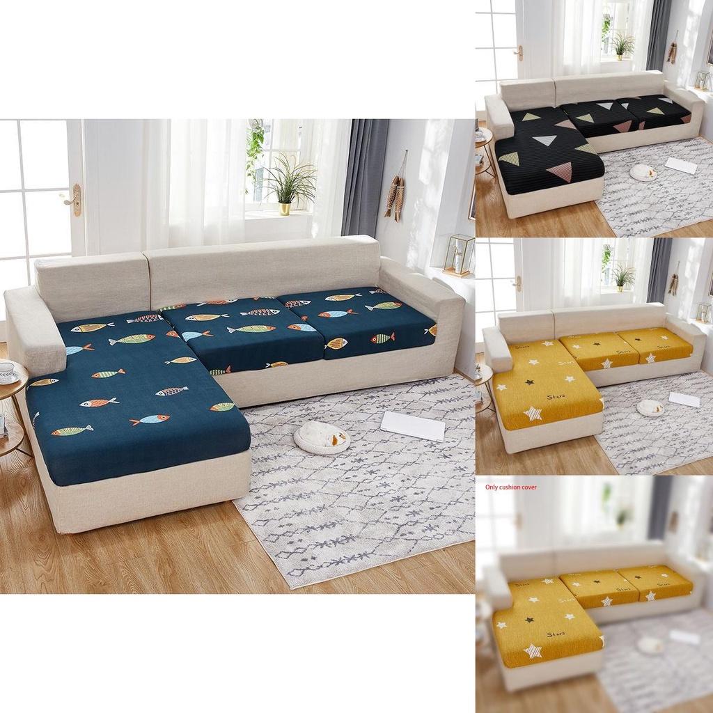 High-quality Printed Elastic Sofa Seat Cushion Cover Durable And Soft Furniture Protector