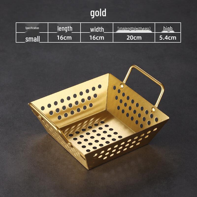 Stainless Steel Square Multi-purpose Kitchen Basket