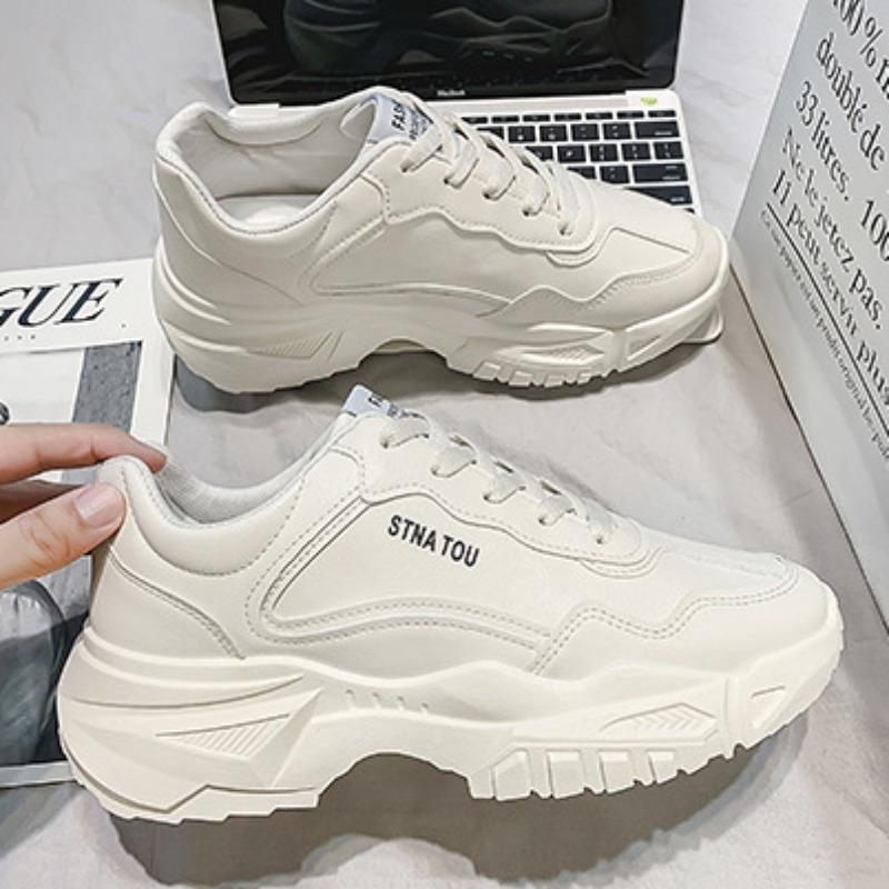 Pánské boty Nové platformové běžecké tenisky Módní vulkanizované boty Značkové bílé ležérní boty pro muže Designer Chunky tenisky