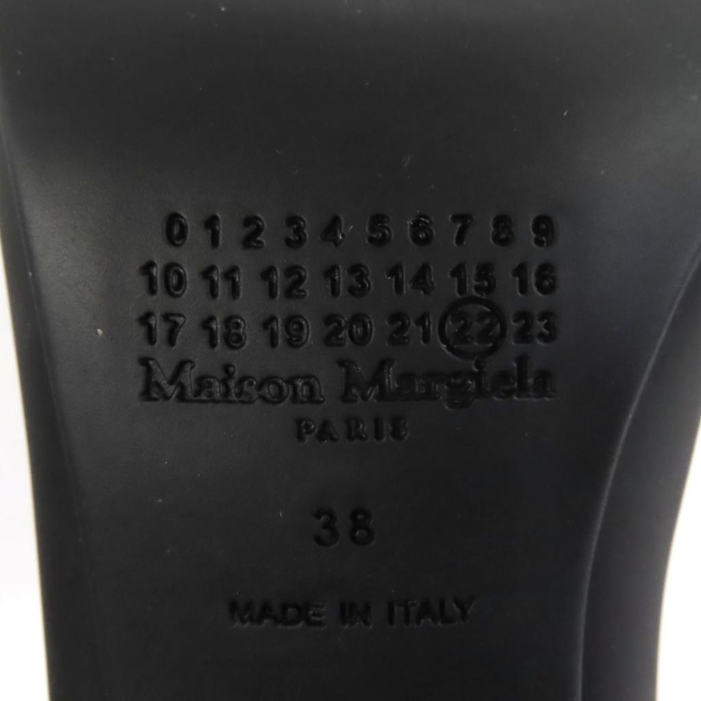 Plettfrie Maison Margiela 22 støvletter TABI STØVLETTER svart gummi Dame 38 S38WU0378 Brukt