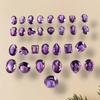 Karatgröße Natürlicher Amethyst Facettiert Lose Edelsteine Großhandelspartie, Heilsteinpartie, Schmuckherstellungssteinpartie.