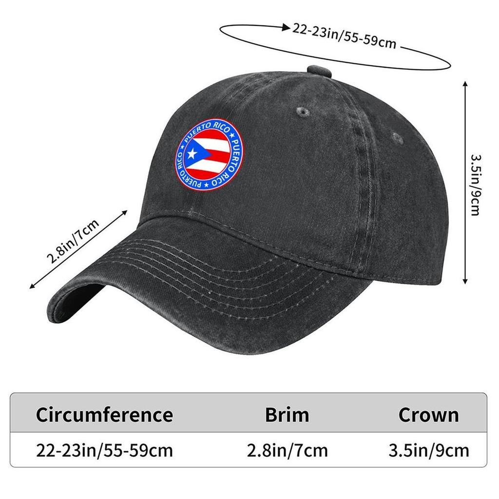 2026 Puerto Rico Baseball Cap Luxury Cap Bobble Hat Cute Fashionable Male Women's