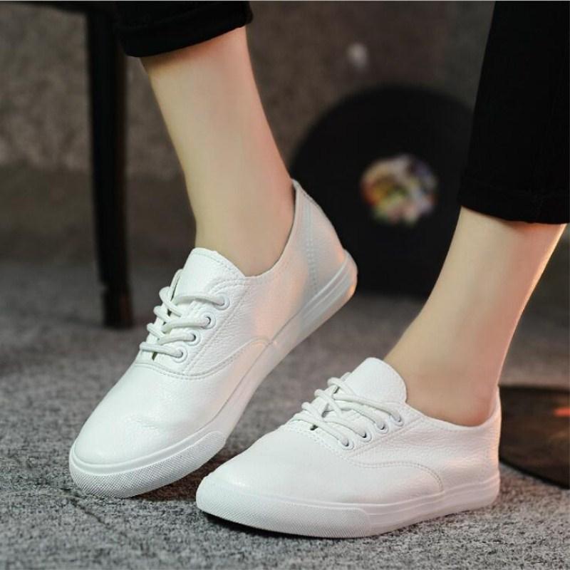 2024 New Fashion Leather Women Shoe Breathable Casual Shoes Woman Flat Shoes Zapatos Mujer ghn89