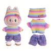 For Labubu Doll Clothing Cute Sweater Set 17cm Clothing Shoes Doll DIY Accessories Training Sitting Party Games Toys Gifts