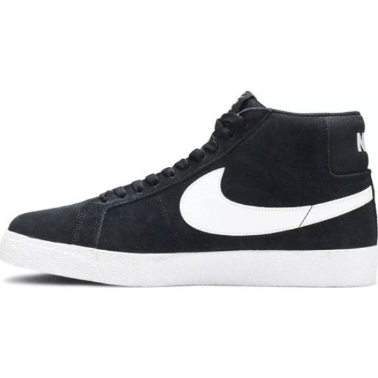 Nike SB Zoom Blazer Mid Черно-белые 864349-002 Мужской размер EU 36 чёрный