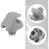 2 Stück Sonnenblenden-Clip, Langlebiger Auto-Sonnenblenden-Clip-Haken Ersatz OEM-Nr. 88217S01A01ZA, 88217S04003ZA, Premium Auto-Sonnenblenden-Zubehör Kompatibel mit Honda Civic
