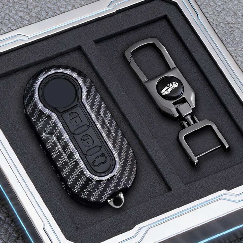 

Abs Car Flip Key Case Cover For Fiat 500 Ducato Panda 500L Punto Lancia Musa For Citroen Jumper For Peugeot Boxer Accessories