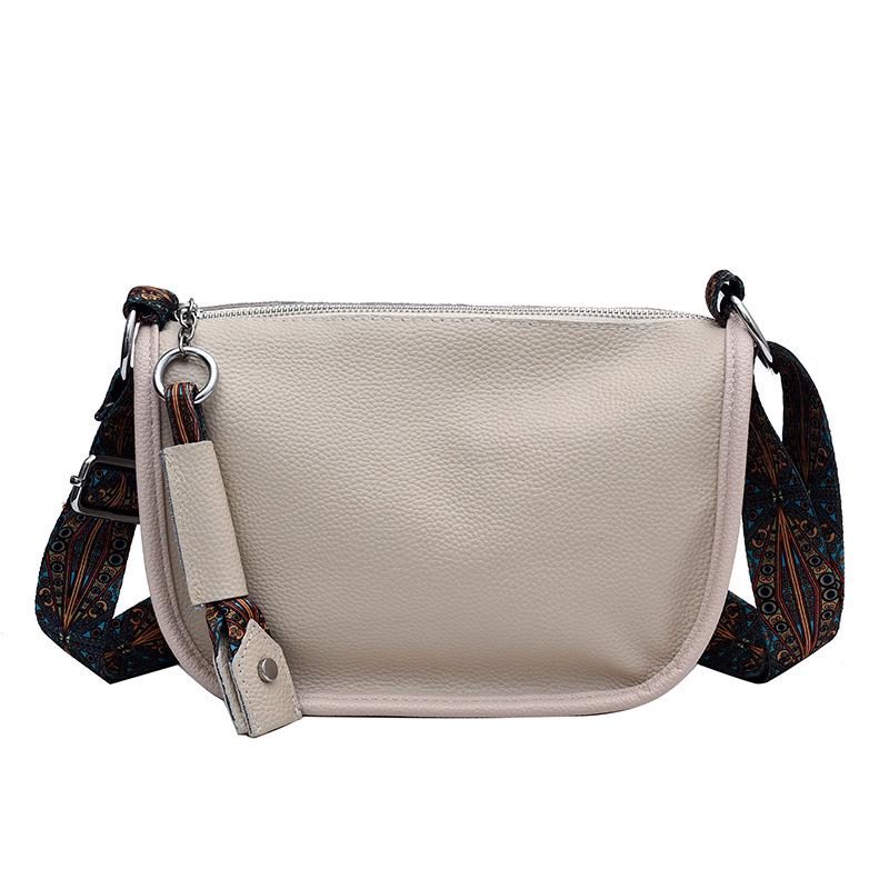 Genuine Leather Women's Crossbody Dumpling Bag - Large Capacity, Trendy Autumn/Winter Shoulder Bag