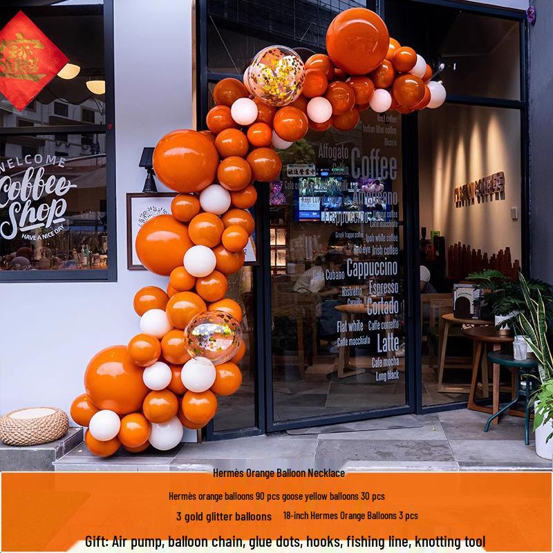 National Day Balloon Column & Flower Basket Decoration for Event Atmosphere