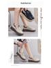 2024 Autumn White Korean-Style Women's Running Shoes with Thick Soles, Model XQ229
