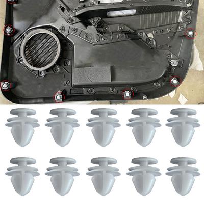Interior Door Card Trim Clips Plastic Fasteners For Peugeot For 206 206+ 206 Van 207 406 407 607 807 Clips Mounting Headlining Retainer Fasteners