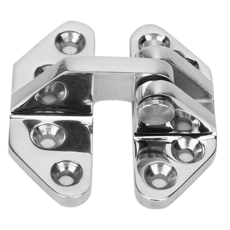 Boat Hatch Hinge Stainless Steel 316 Butterfly Shaped Strap Hinge Door Hardware1 Pcs