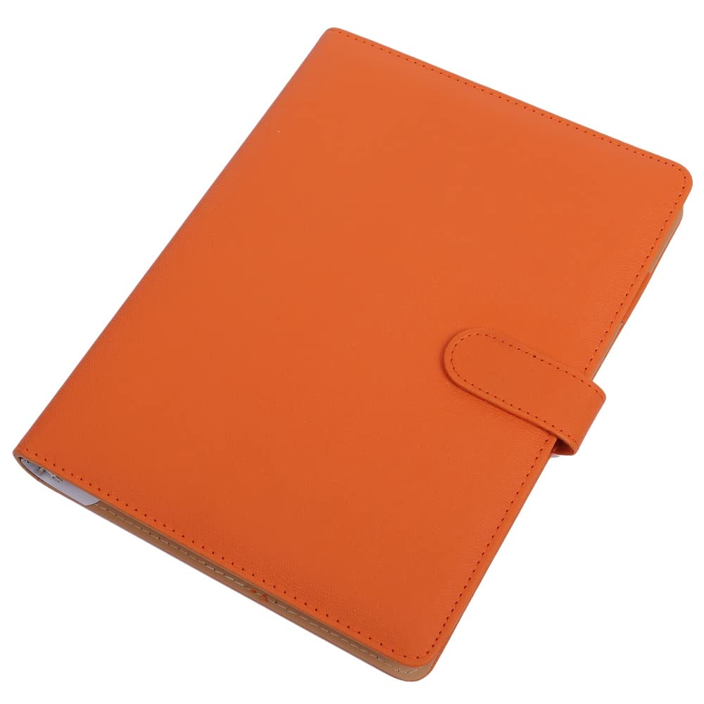 

Система Блокнот B5 26 Колец Диаметр Колец 19мм Съемные Листы Магнитная Кнопка Легкий в Использовании Черный Коричневый Оранжевый Высота 275мм Ширина 210мм [Raccolta Luce] (оранжевый) оранжевый