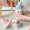 1pc Cute Cat Ceramic Mug with Lid, Handmade Multipurpose Coffee Cup, Insulated, Reusable Milk Cup, with Hand Wash Only, Ideal Gift for Christmas