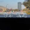4 Pieces Car Dog Decoration with Sticker Decorativo for Center Console