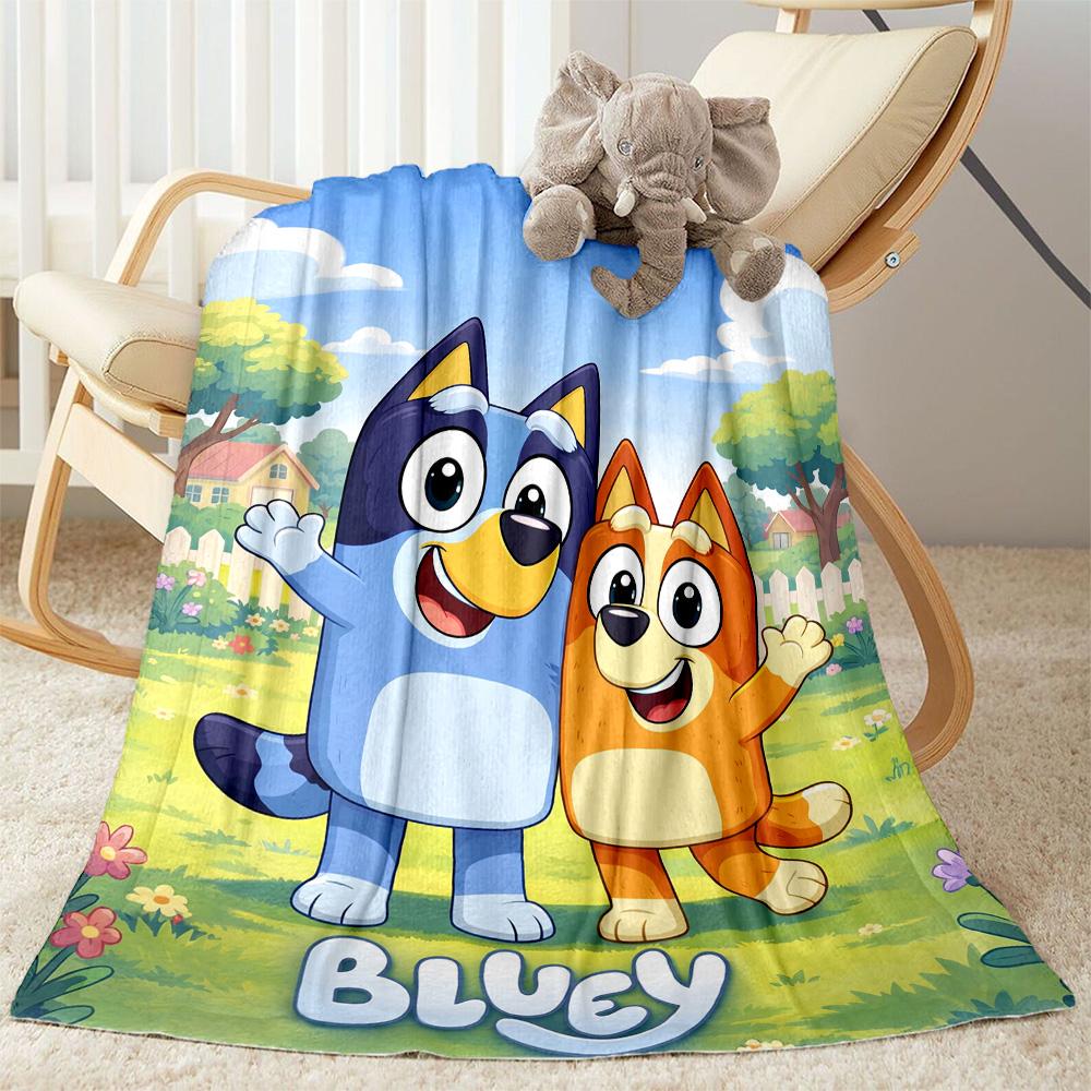 Bluey Puppy Bond. Blanket Durable Comfort Suitable for Sofa Seaside Bed All-Season Use Stylish Decor Ideal Gift For Birthday Valentine'S Day