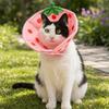 Bees Cat Elizabeth Collar Strawberry Cat Dog Grooming Cover Dog Recovery Collar  for Dogs Cats