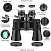 Military Zoom Binoculars 180x100 Powerful HD Binoculars Day/Low Night Optics Hunting Outdoor for Bird Watching Hiking Concert Travel