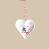 Double-sides Painted Drop Ornaments Nordic Embellishment Gift Christmas Hanging Pendants  Festival
