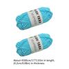 2 Rolls Luminous Crochet Yarn for Crocheting DIY Knitting Bag Toy Crafts 49 yard/Roll Glow Yarn Polyester Yarn Thread