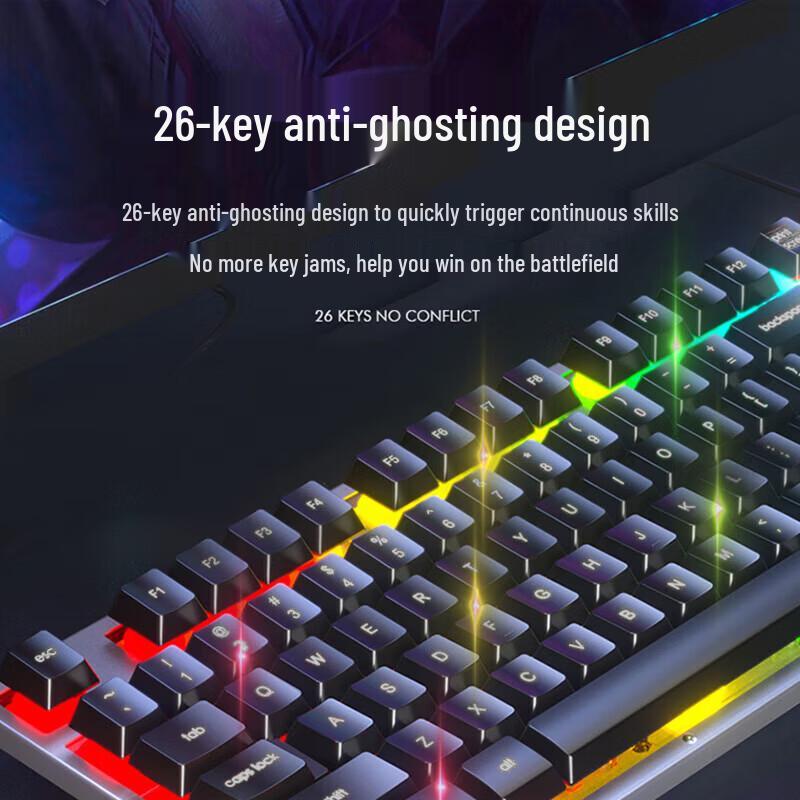 HP KM300F Wired Gaming Keyboard and Mouse Combo