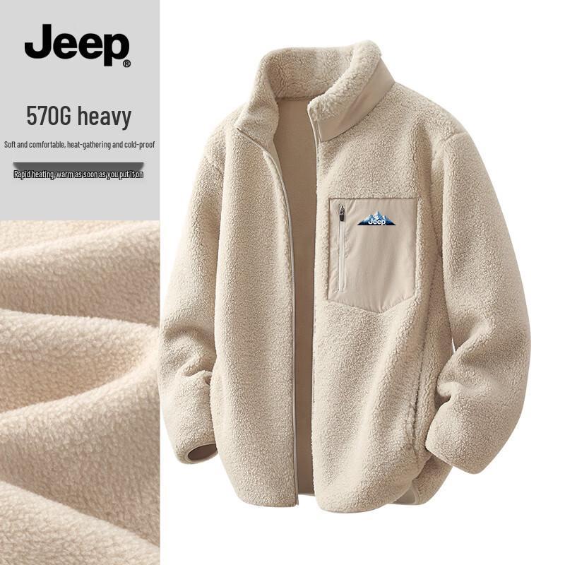 JEEP Men s Warm Fleece Lined Stand-Up Collar Jacket 3XL