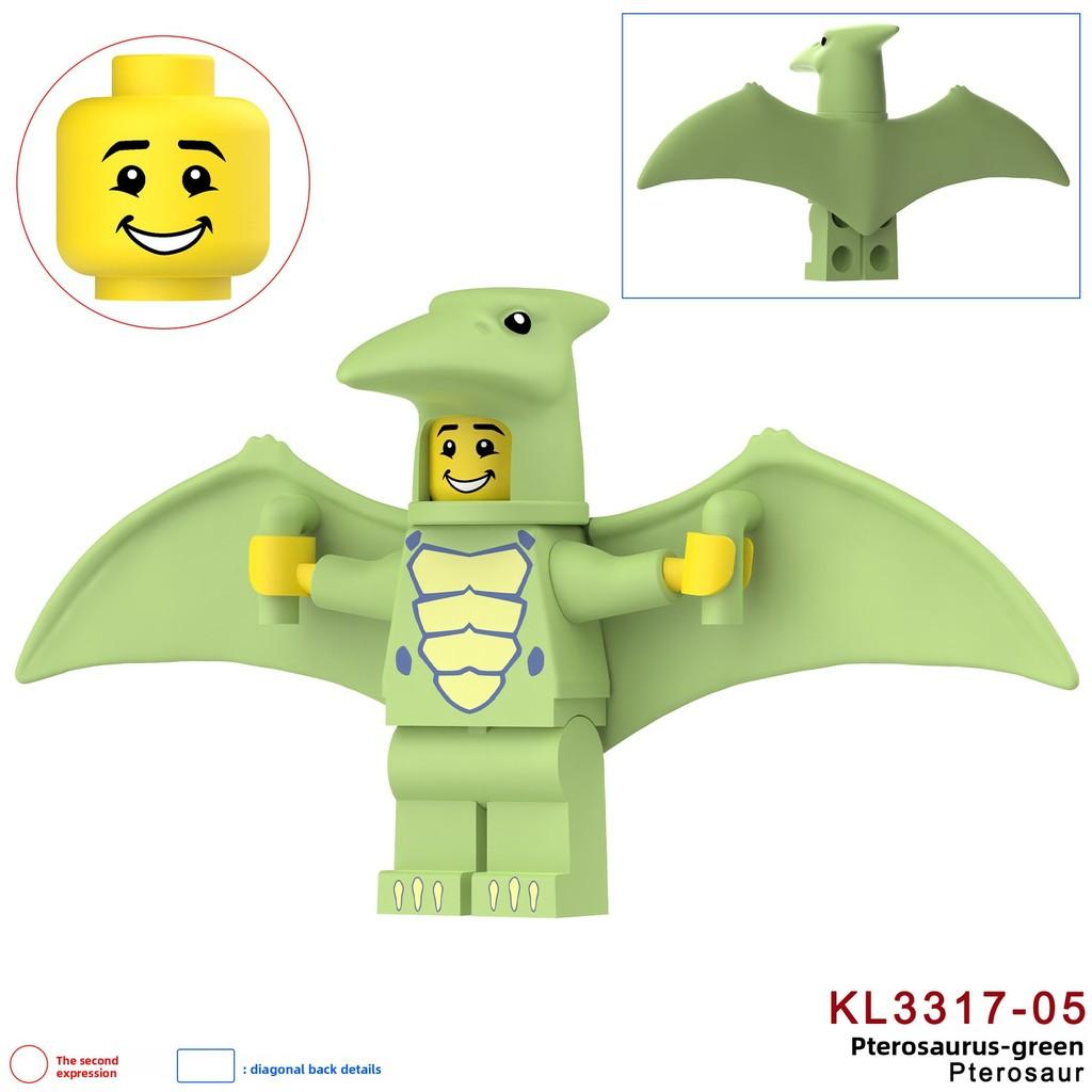 

Цветной Птерозавр Много Собранных Строительных Блоков Детские Игрушки Мини-Украшения StyleE