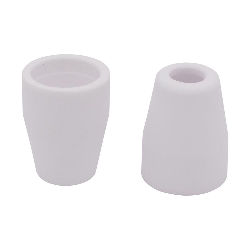 A20F-60Pcs For PT-31 JG-40 WSD-LG40 Plasma Cutter Consumables Alumina Ceramics Shield Cup 18204 & Gas Ring 18785