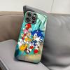 Cartoon Hedgehog S-Sonics Phone Case for Iphone 17 Air 16 15 14 12 11 13 Pro Max Mini X Xr Xs Puls Black Glass Cover