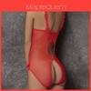 Lingerie Sheer Lace Bodysuit With Stretch Fabric For Romantic Nightwear