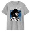 Lässiges T-Shirt Sommer David Allan Coe Trendige T-Shirts 100% Baumwolle T-Shirt für Unisex Y2K Basic Bedruckte Kurzarm-Tops