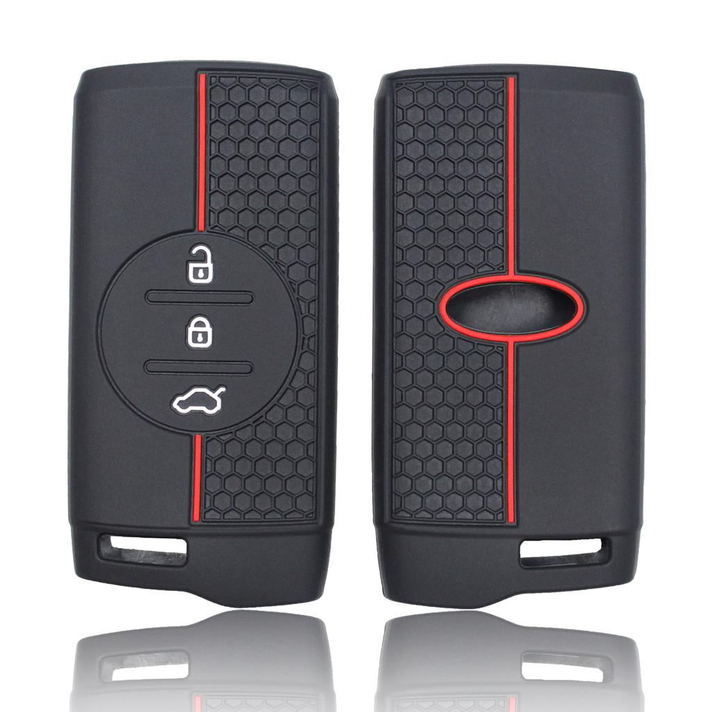 Silicone Key Cover for Chery Tiggo 3xx7 Chery 8pro Pattern Car Key Cover Drop-resistant Key Cover