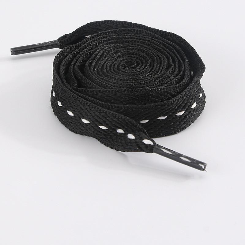 1Pair New 1.5CM Wide Wave Fat Shoelaces Women Men Casual Flat Shoe Laces Replacement Sneaker Lace Shoe Stings Shoelace