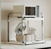 Stainless Steel Pull-Out Microwave & Rice Cooker Countertop Storage Rack