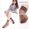 10 Pairs Women's Crystal Sheer Ankle Socks Anti Snags Comfortable Invisible Formal Ultra Thin Socks for Everyday Wear
