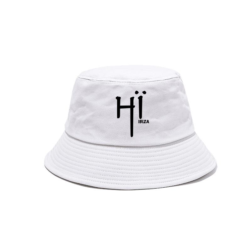 Hi Ibiza Bucket Hoed Pet Unisex Dames Unisex Panama Pet Buiten Zomer Verstelbaar Hi Ibiza Club Bob Hoeden MZ