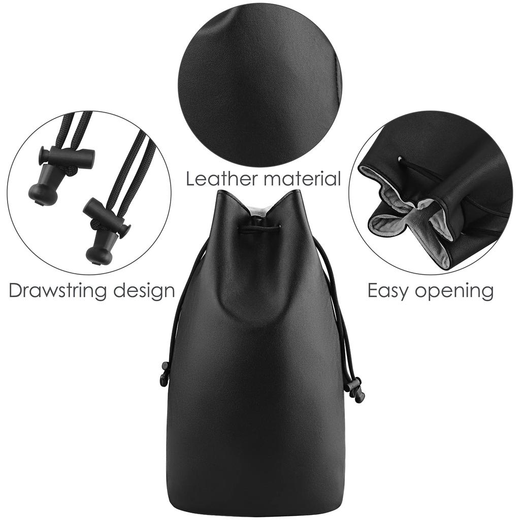 Linkidea Travel Bag Compatible with Dyson PU Leather Hair Dryer Styling Portable Storage Travel Hair Dryer Accessory Manager Airwrap, Tool, Gift,