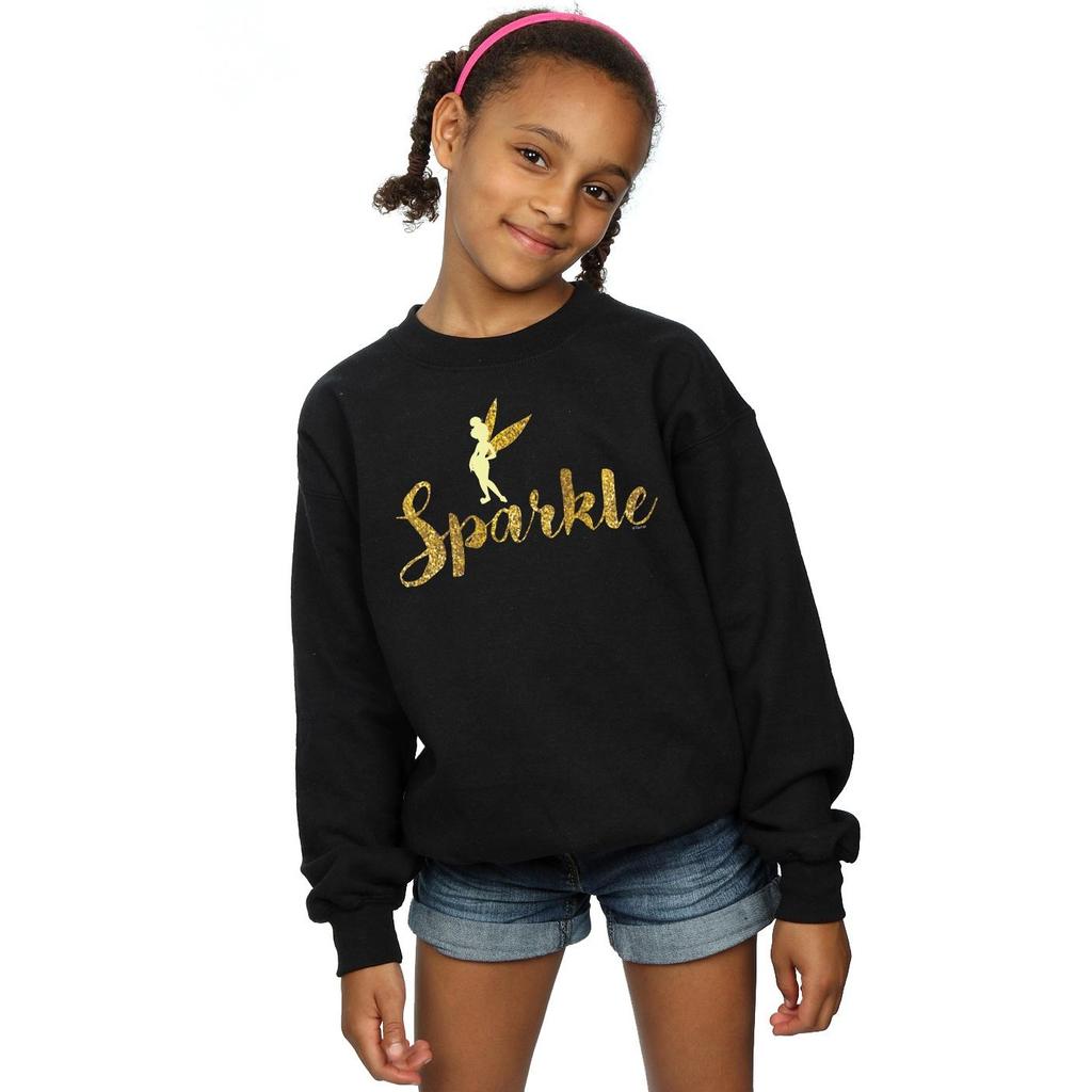 Disney Mädchen Prinzessin Tinker Bell Sparkle Time Sweatshirt
