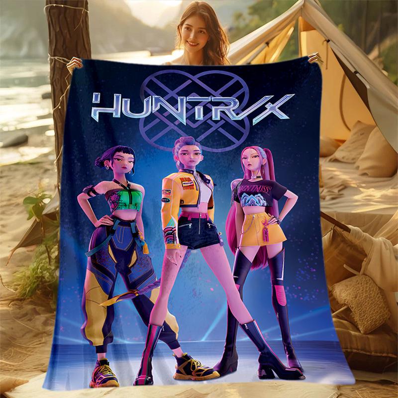 1pc K-Pop Concept Art Poster Blanket, Al Season Lightweigh Poster Blanket Home Office Outdoor Nap Multifunc Poster Blanketional Blanket