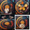 Universe Planet Pattern Tarots Card Tablecloth Altars Cloth Altars Cloth Divinations Card Table Cloth Tapestry Easy Use