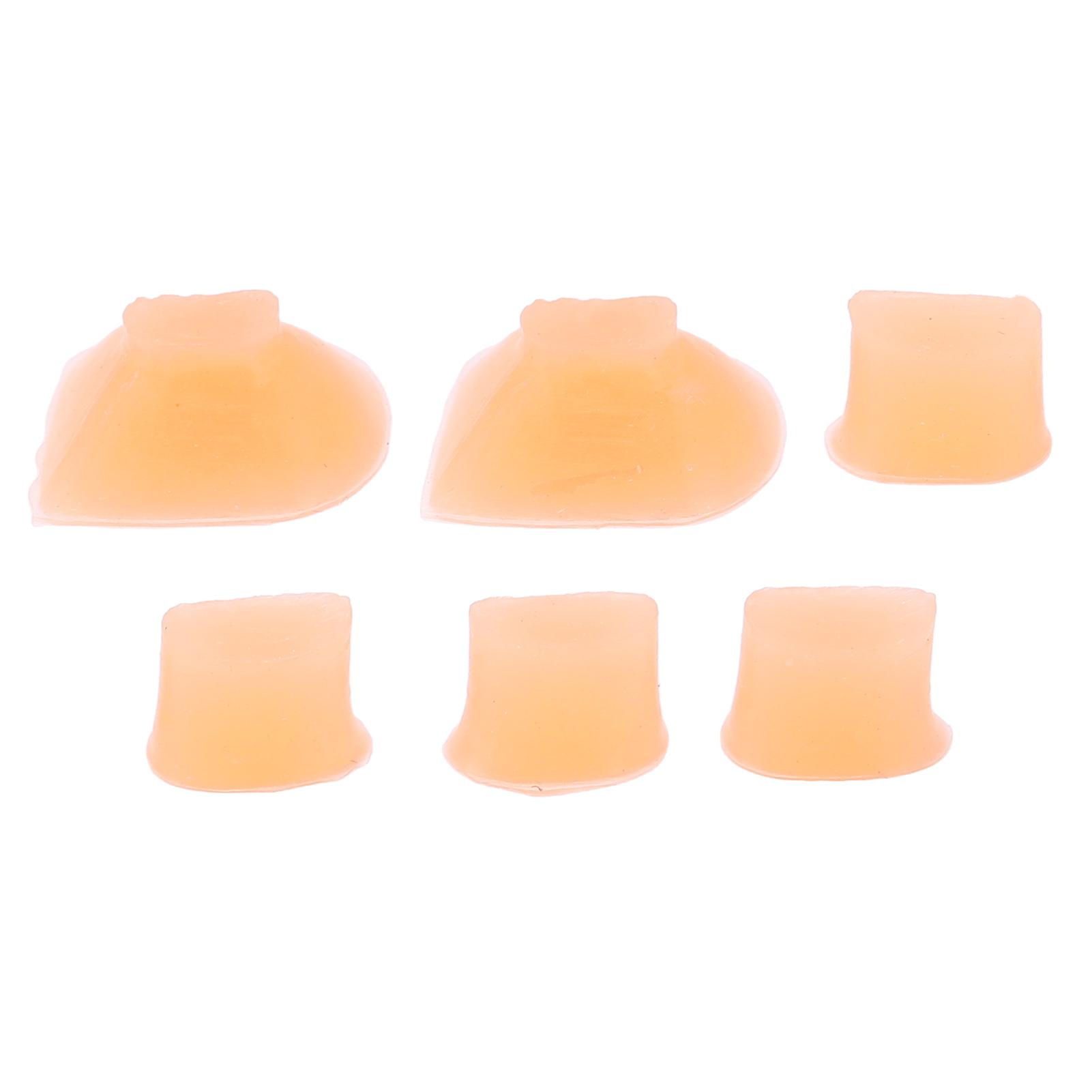 

6 шт. флейта кирпич силиконовый светло-желтый флейты приглушенные клавиши музыкальные инструменты части аксессуары