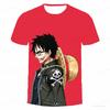 Men's One Piece Anime Tee Robin Art Print Boys Clothes Girls Short Sleeve Men Jersey Casual Lightweight