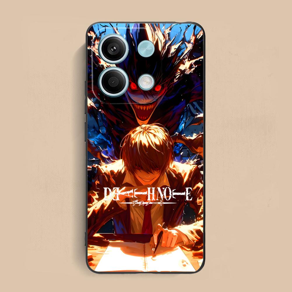

Death Note Kira Light Matte TPU Mobile Phone Case for Xiaomi Redmi Note 14 13 12 11 S Pro Plus 4G 5G Colorful Printing Cover Redmi Note 11S 4G
