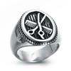 Men's Fashion Hairstylist Punk Trendy Fashion Ring