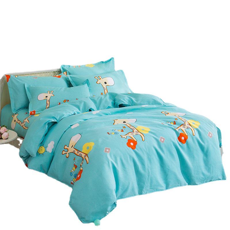 Gebürsteter Bettbezug - Einzel-/Doppelbett, ohne Füllung