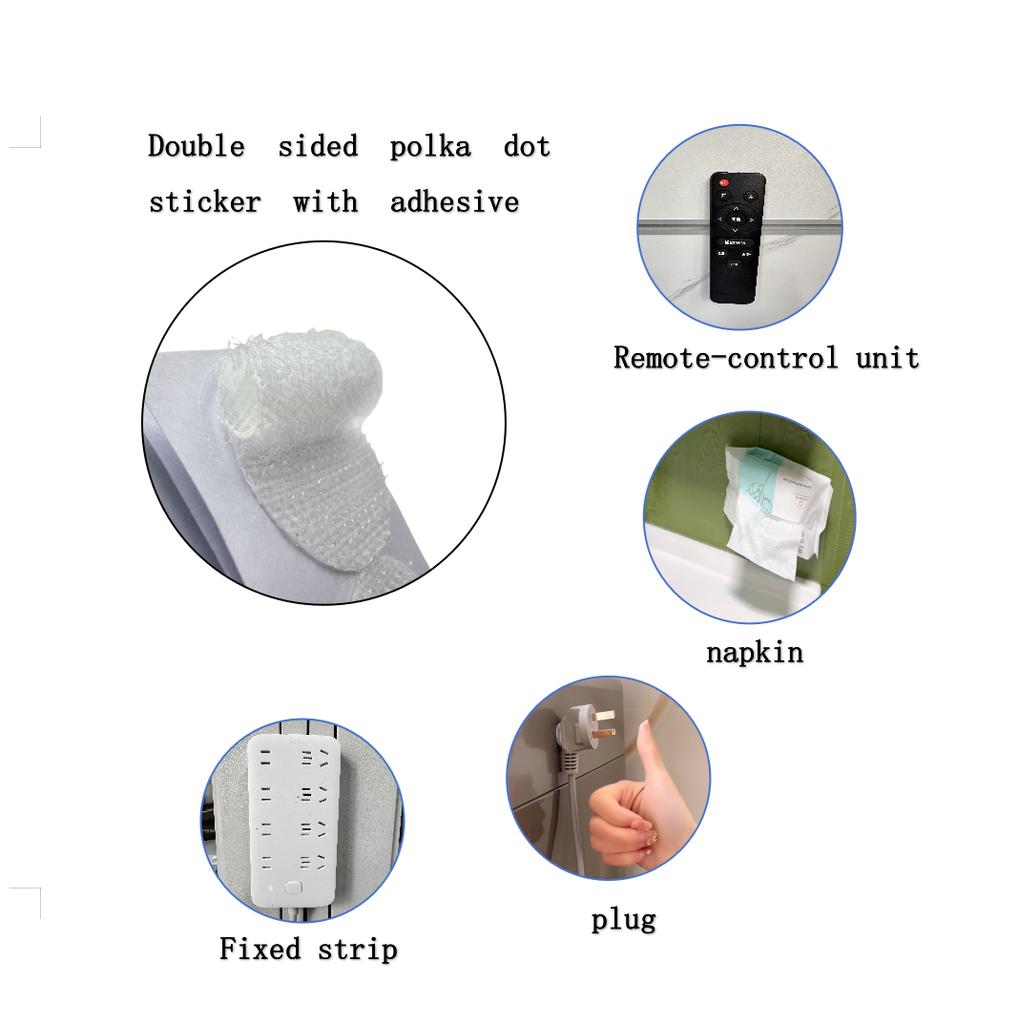 Ultra-thin Invisible Velcro, Thick and Durable Velcro Universal Back Adhesive Velcro