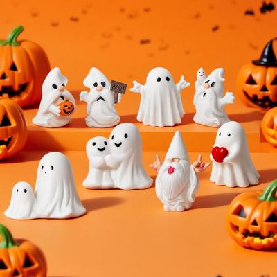 Cross-border Halloween Cute Ghost Party Yard & Desk Decoration