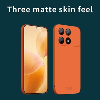 MOFI Série JK Qin Para Xiaomi Redmi K70E 5G/Poco X6 Pro 5G Capa de Telefone TPU+Acrílico Cobertura com Toque de Pele