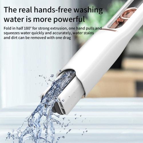 Portable Self-Squeeze Mini Mop, Hand-Washable Desktop Cleaning Mini Mop, Mini Multifunctional Hands-Free Mop, Bathroom Mini Mop, Powerful Absorbent Sp