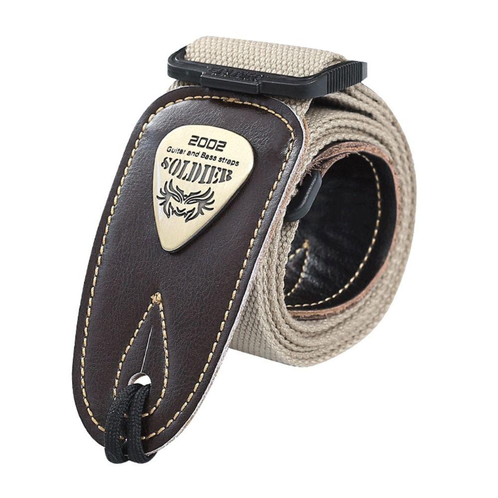 

Регулируемый ремень для акустической гитары, плечевой ремень, ремень для электрической бас-гитары, гитарный ремень, аксессуары для гитары хаки